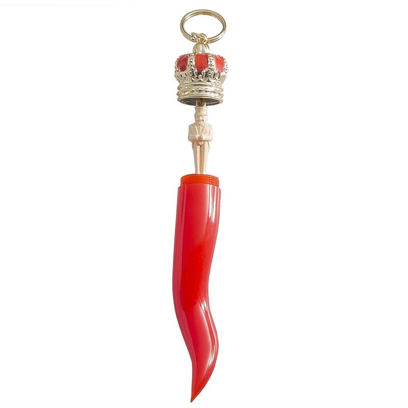 Real Horn Lucky charm with internal Hunchback